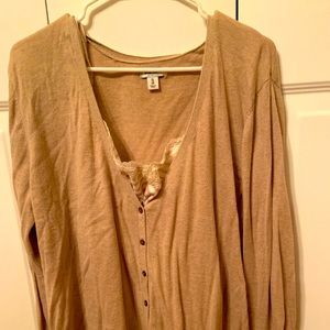 Cardigan and camisole